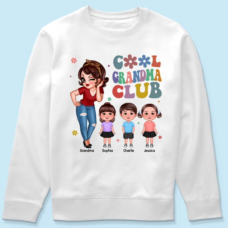 Cool Grandma Club - Personalized Shirt - Gift For Grandma - Image 18