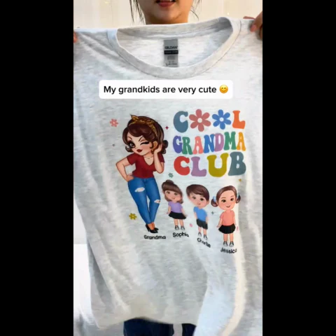 Cool Grandma Club - Personalized Shirt - Gift For Grandma - Image 2