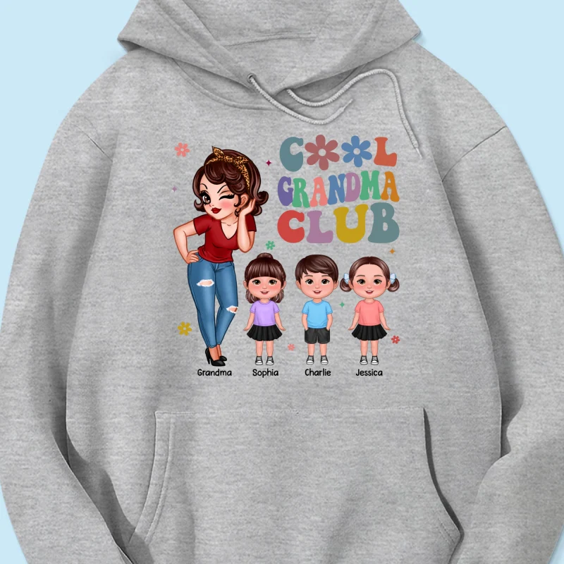 Cool Grandma Club - Personalized Shirt - Gift For Grandma - Image 23