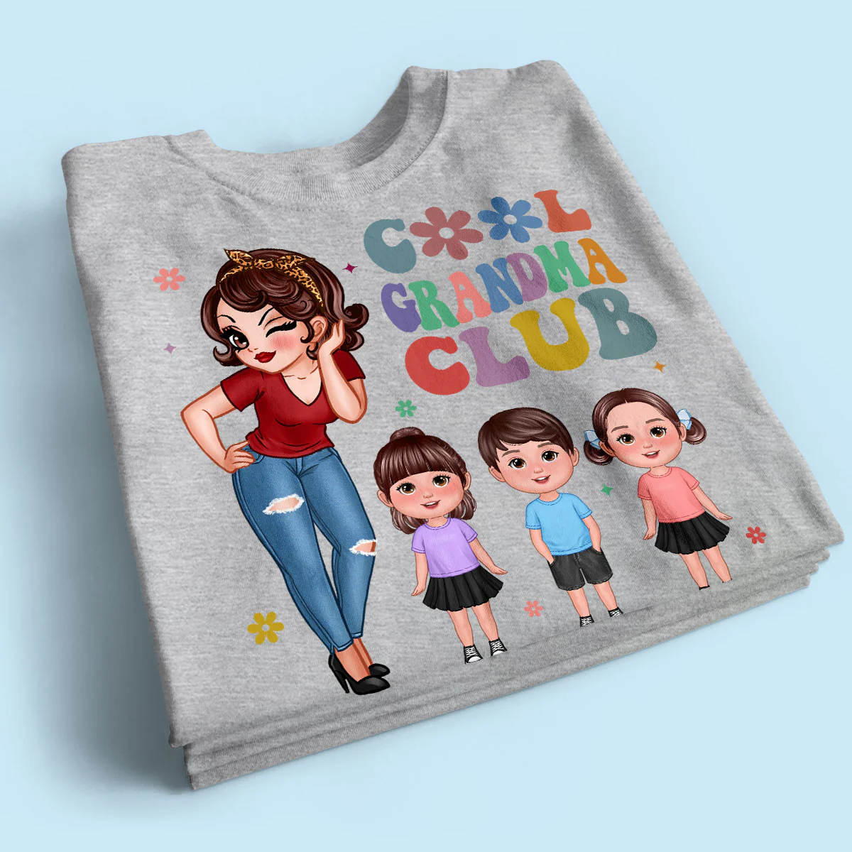 Cool Grandma Club - Personalized Shirt - Gift For Grandma - Image 7