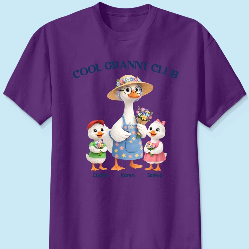 Cool Granny Club - Personalized Shirt - Heartfelt Gift For Grandma - Image 13