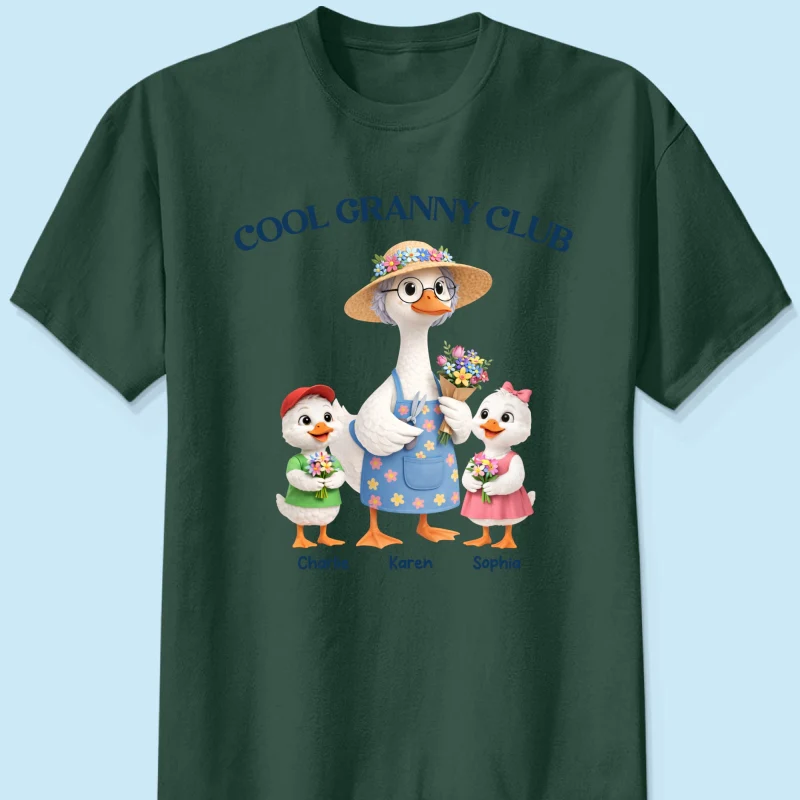 Cool Granny Club - Personalized Shirt - Heartfelt Gift For Grandma - Image 14