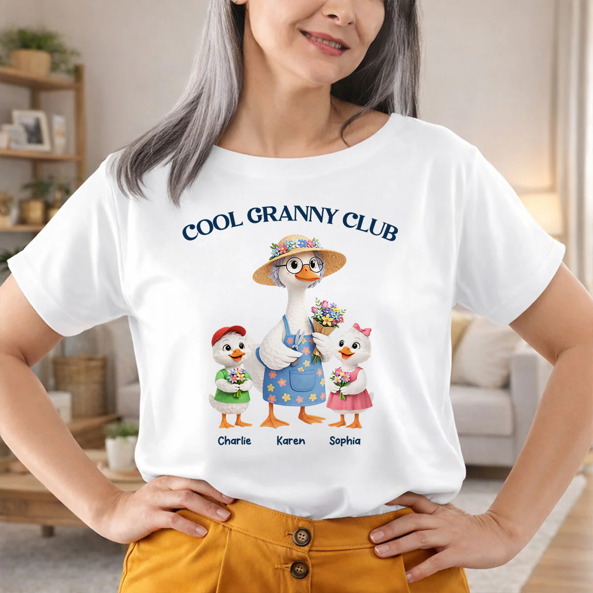 Cool Granny Club - Personalized Shirt - Heartfelt Gift For Grandma - Image 2