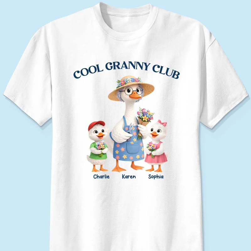 Cool Granny Club - Personalized Shirt - Heartfelt Gift For Grandma - Image 20