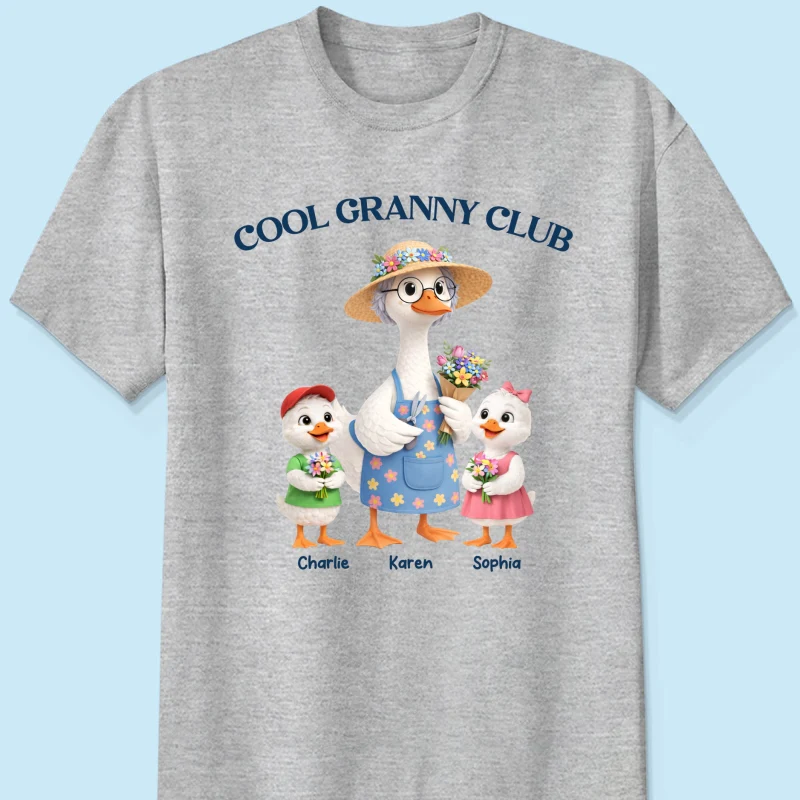 Cool Granny Club - Personalized Shirt - Heartfelt Gift For Grandma - Image 21