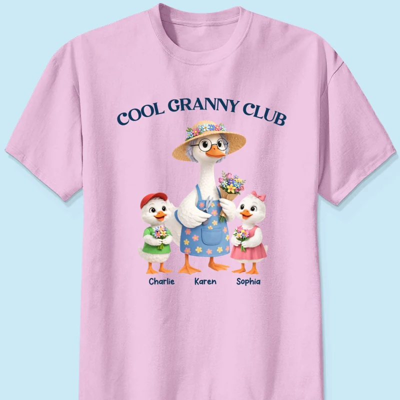 Cool Granny Club - Personalized Shirt - Heartfelt Gift For Grandma - Image 22