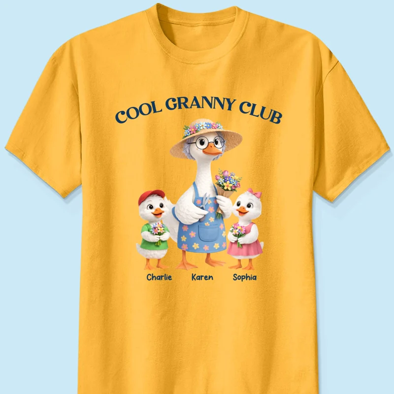 Cool Granny Club - Personalized Shirt - Heartfelt Gift For Grandma - Image 24