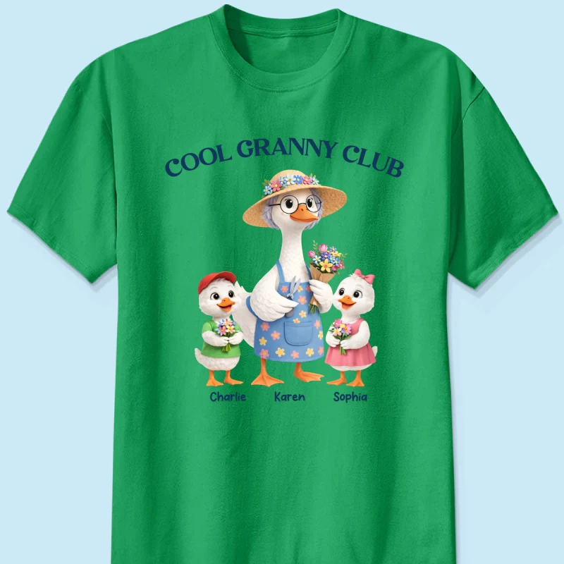 Cool Granny Club - Personalized Shirt - Heartfelt Gift For Grandma - Image 25