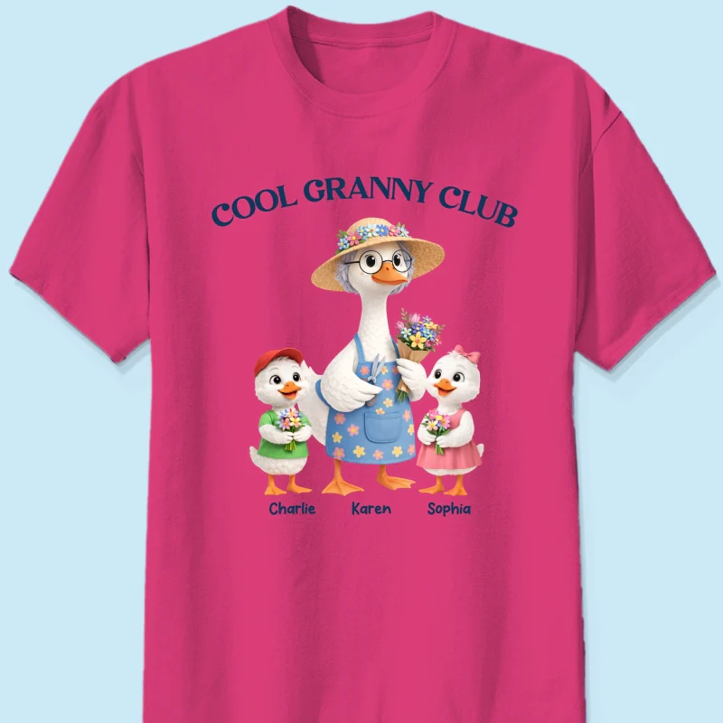 Cool Granny Club - Personalized Shirt - Heartfelt Gift For Grandma - Image 26