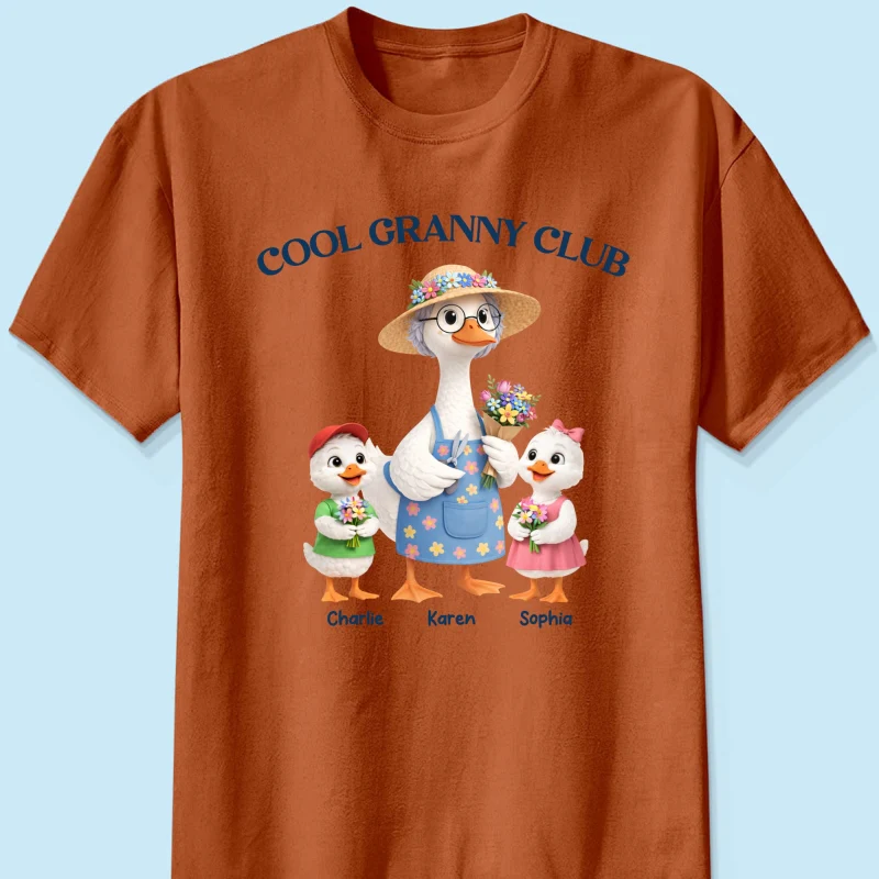 Cool Granny Club - Personalized Shirt - Heartfelt Gift For Grandma - Image 28