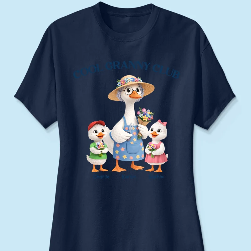 Cool Granny Club - Personalized Shirt - Heartfelt Gift For Grandma - Image 30