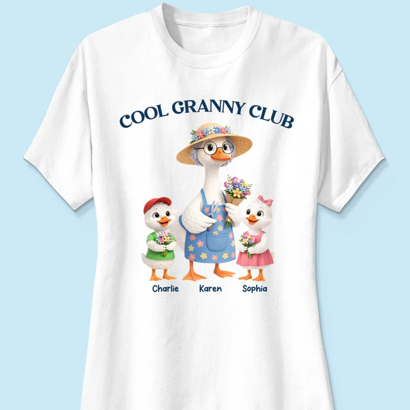 Cool Granny Club - Personalized Shirt - Heartfelt Gift For Grandma - Image 37