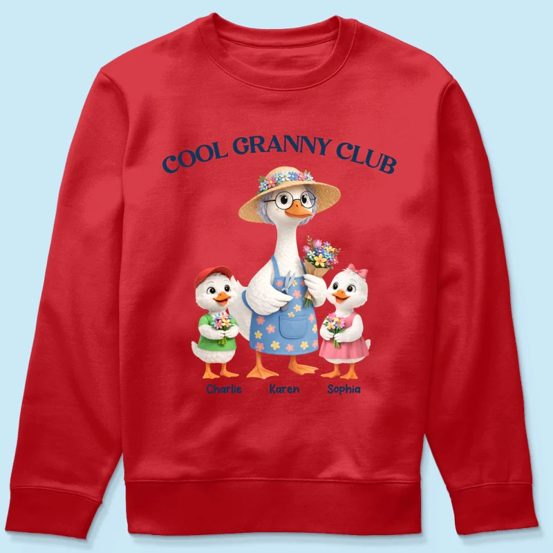 Cool Granny Club - Personalized Shirt - Heartfelt Gift For Grandma - Image 48