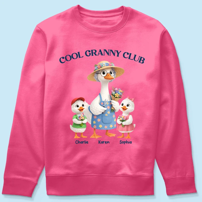 Cool Granny Club - Personalized Shirt - Heartfelt Gift For Grandma - Image 55