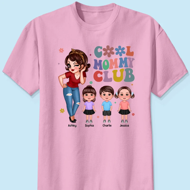 Cool Mom Aunt Club Personalized Shirt - Image 10