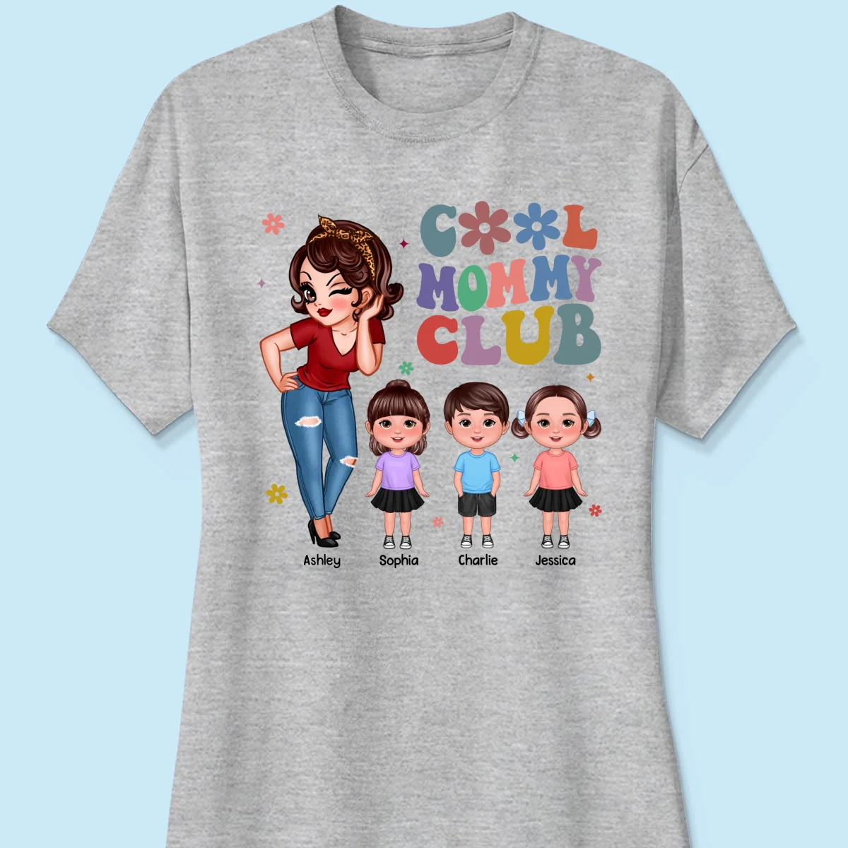 Cool Mom Aunt Club Personalized Shirt - Image 14