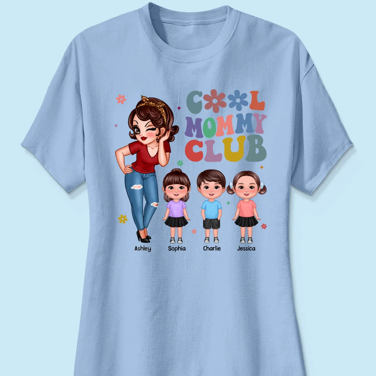 Cool Mom Aunt Club Personalized Shirt - Image 16