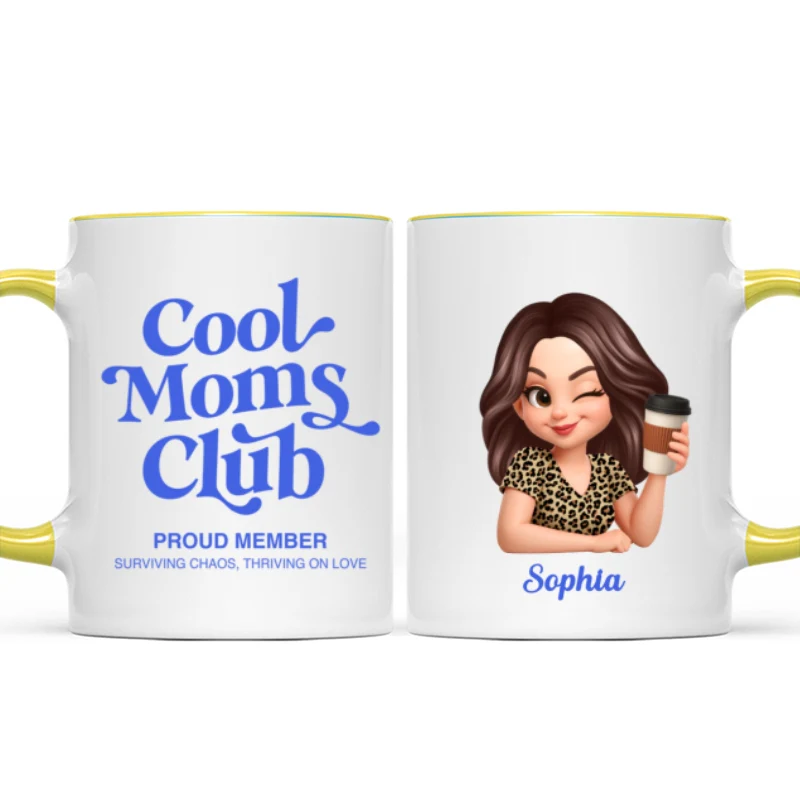 Cool Mom Club Proud Member - Personalized Mug - Mother's Day Gift for Mom, Wife - Image 14