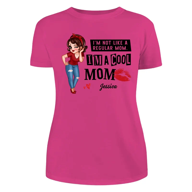 Cool Mom Not Regular Mom Personalized Shirt - Image 10