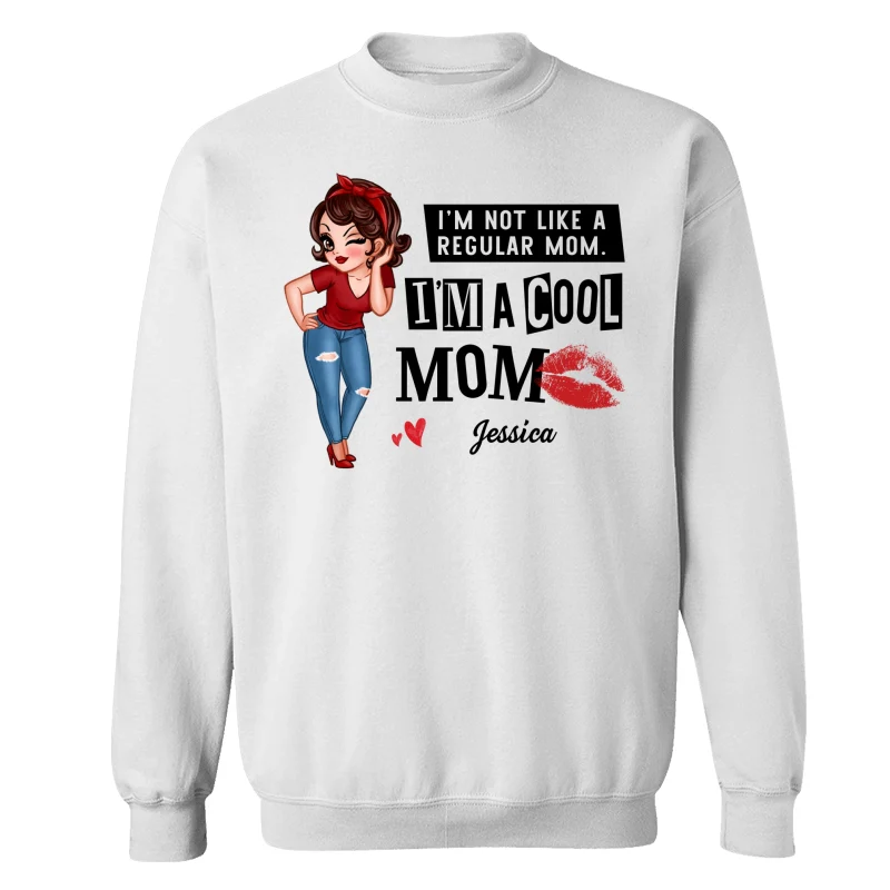 Cool Mom Not Regular Mom Personalized Shirt - Image 14