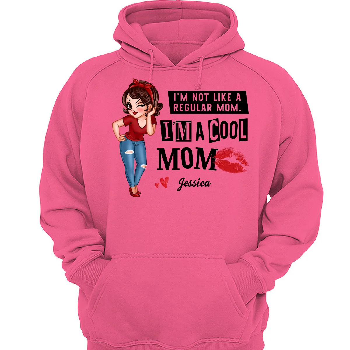Cool Mom Not Regular Mom Personalized Shirt - Image 3