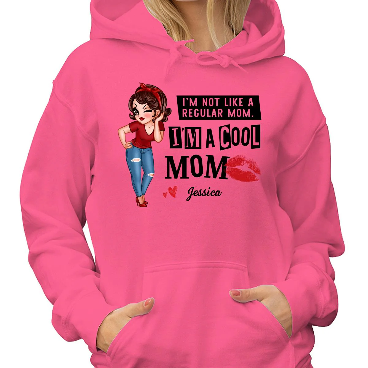 Cool Mom Not Regular Mom Personalized Shirt - Image 4