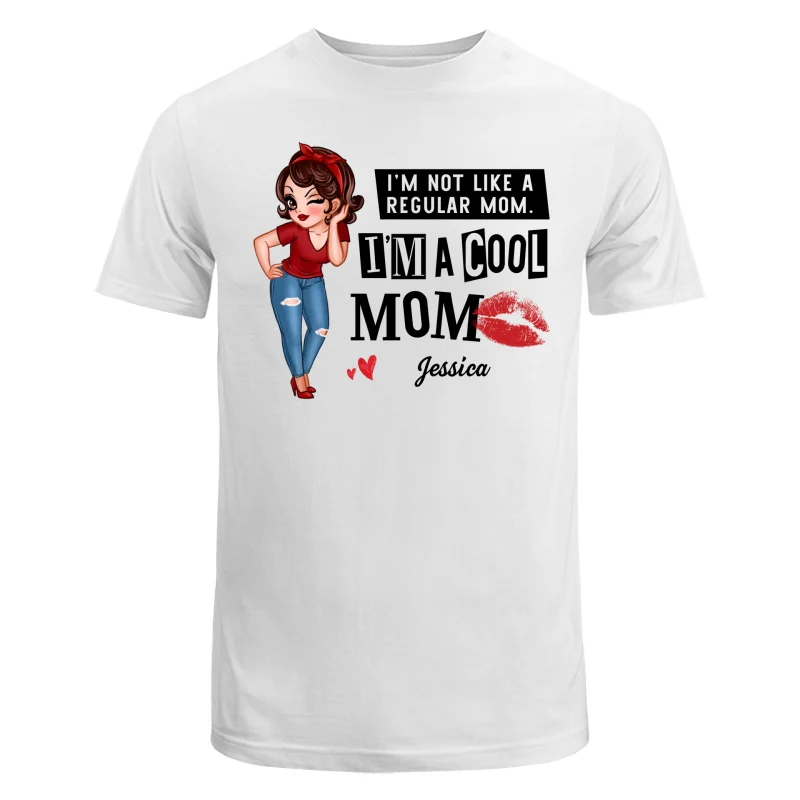 Cool Mom Not Regular Mom Personalized Shirt - Image 5