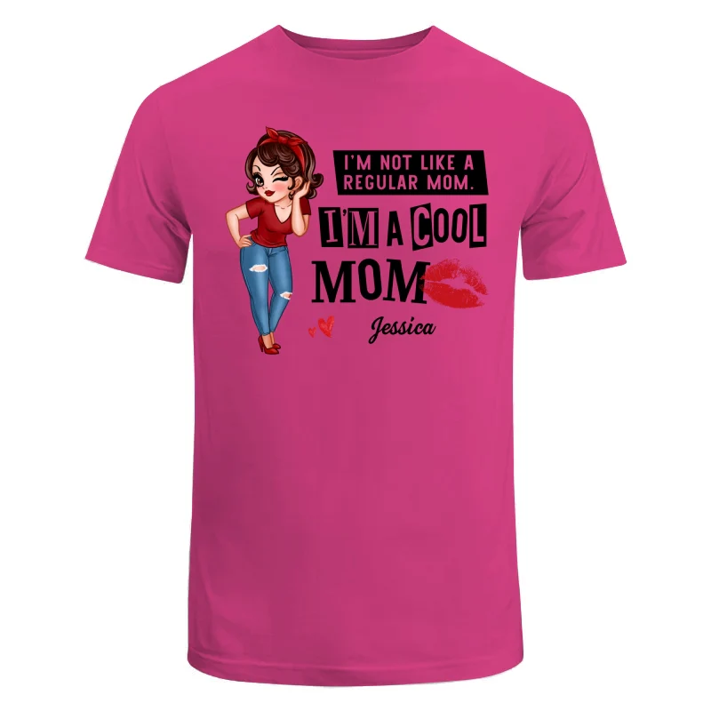 Cool Mom Not Regular Mom Personalized Shirt - Image 7