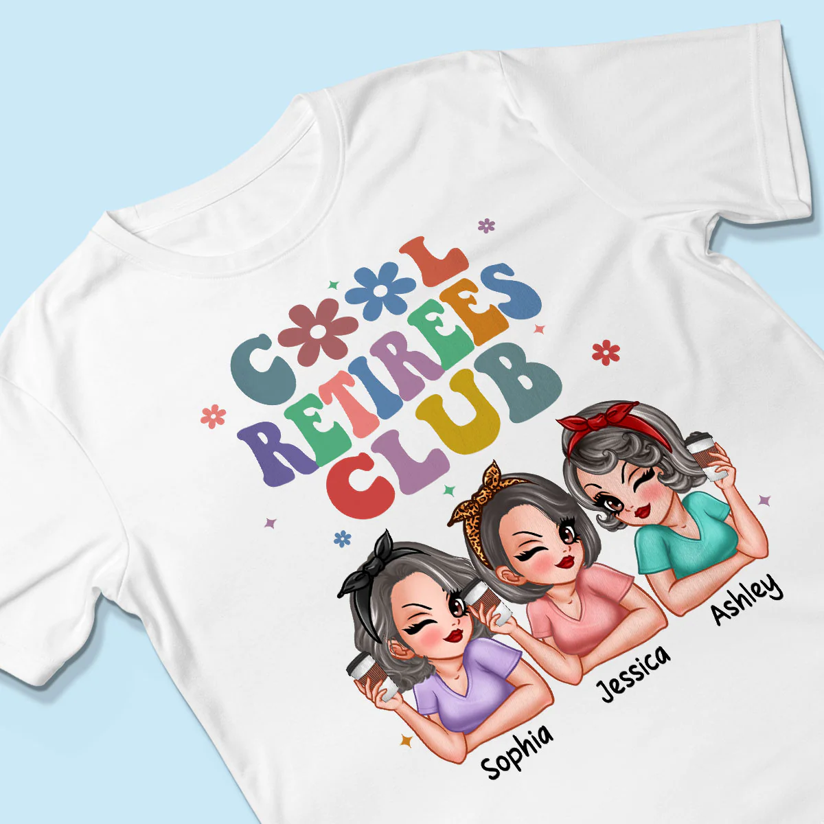 Cool Retirees Club Personalized Shirt - Image 3