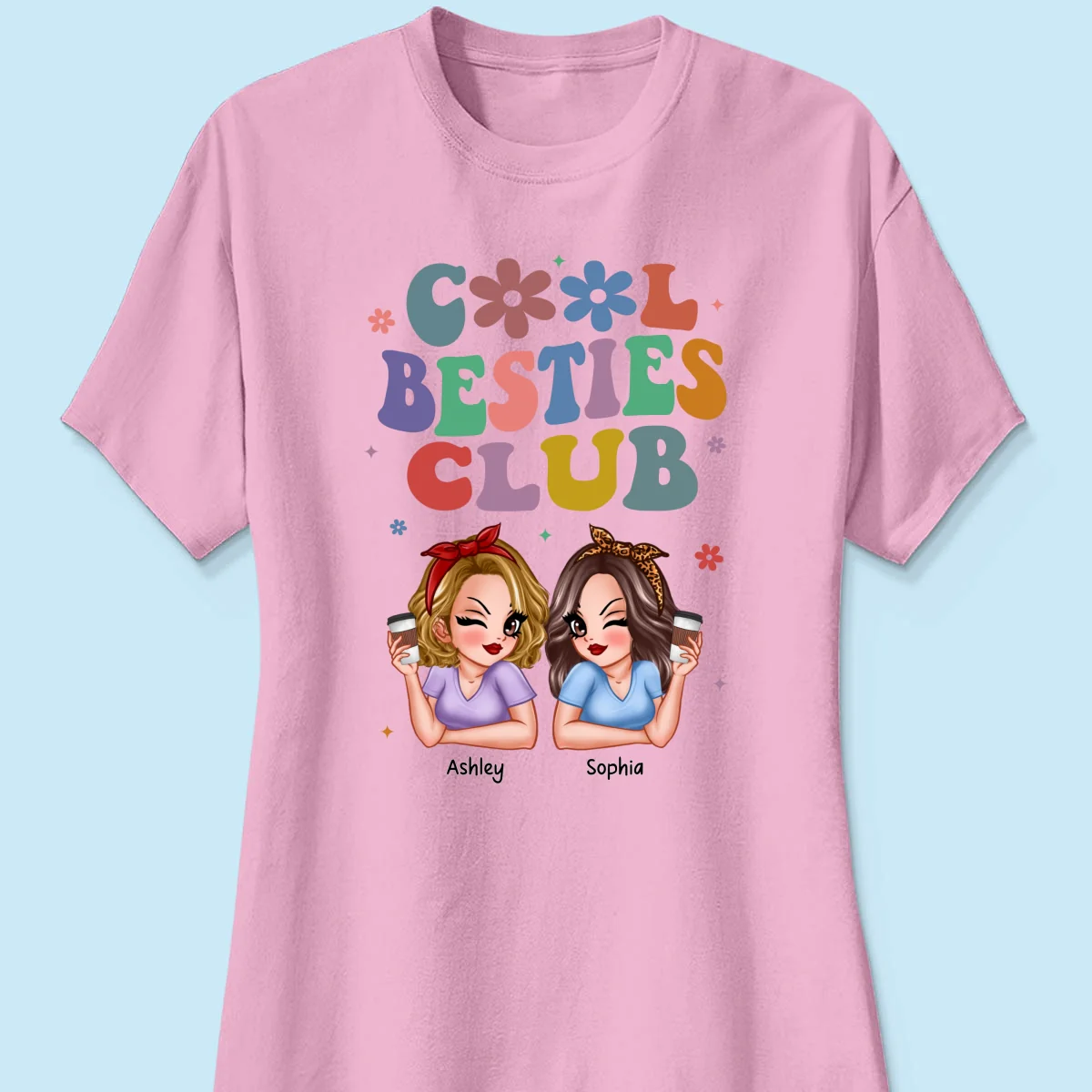 Cool Sisters Besties Club Personalized Shirt - Image 13