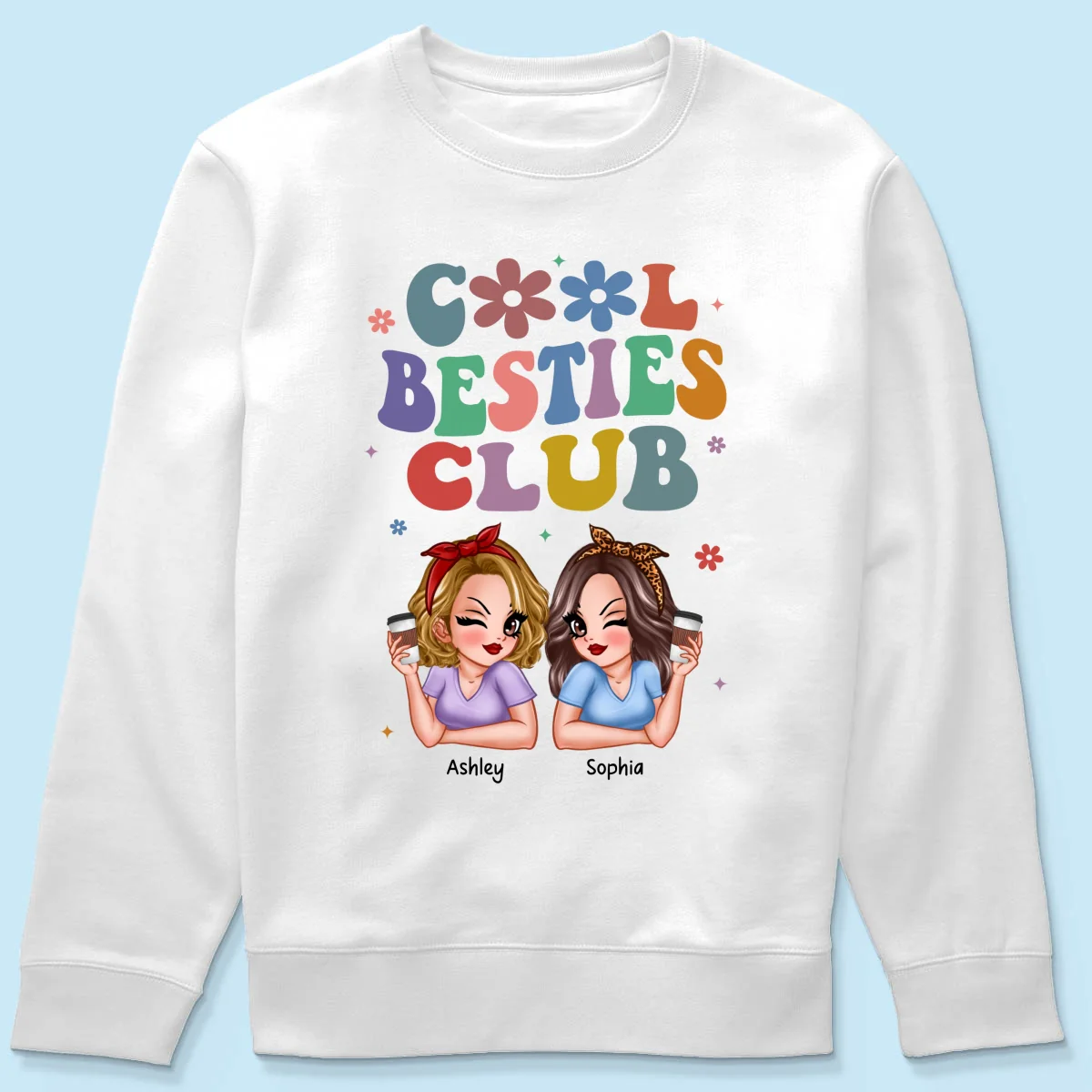 Cool Sisters Besties Club Personalized Shirt - Image 19