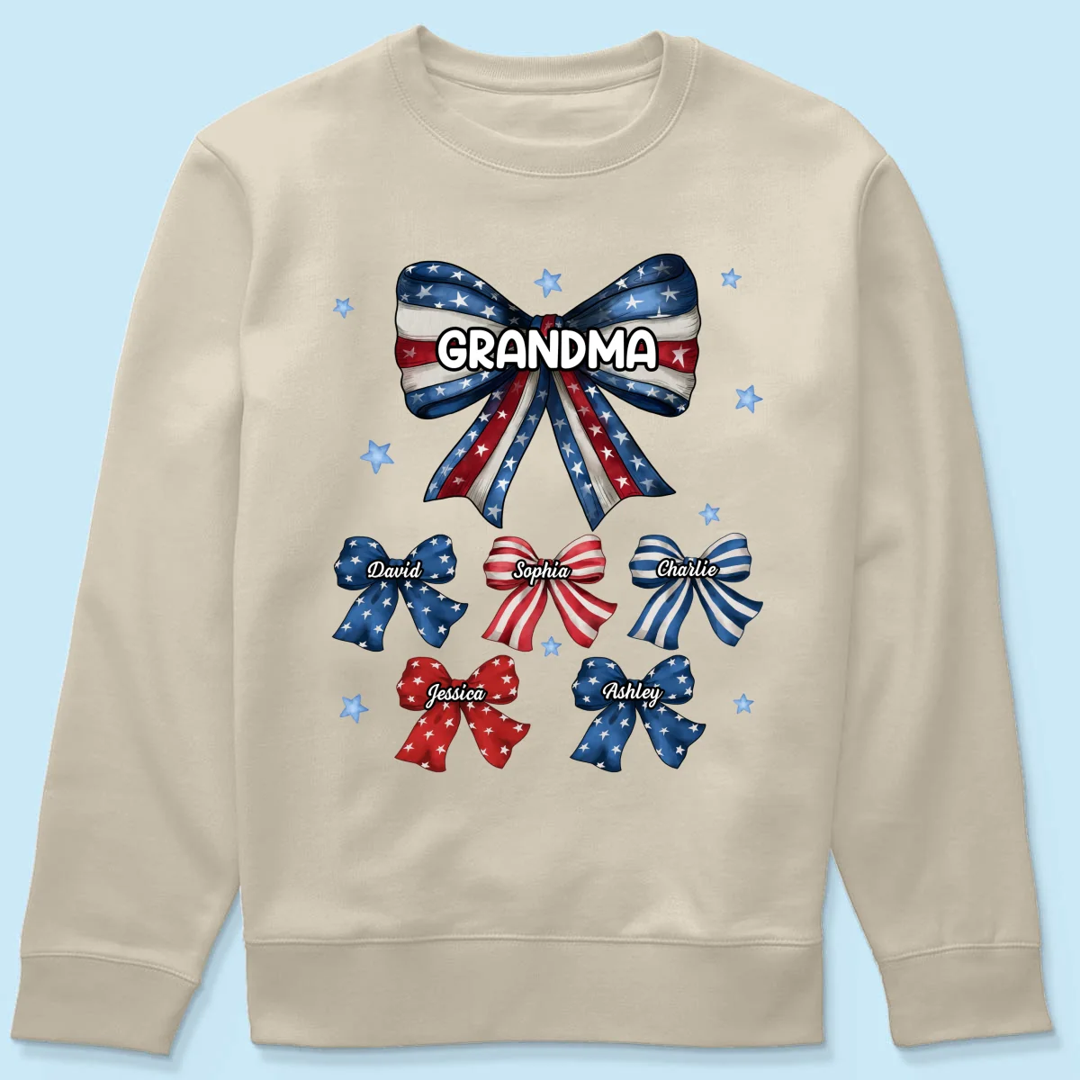 Coquette American Grandma Bow 4th Of July Independence Day Personalized Shirt - Image 20