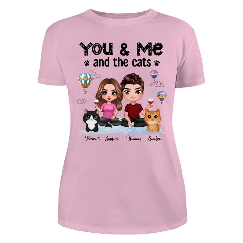 Couple And Cute Fluffy Cats Personalized Shirt - Image 11