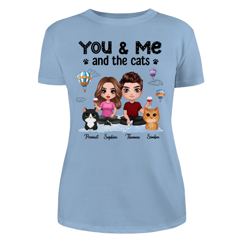 Couple And Cute Fluffy Cats Personalized Shirt - Image 12