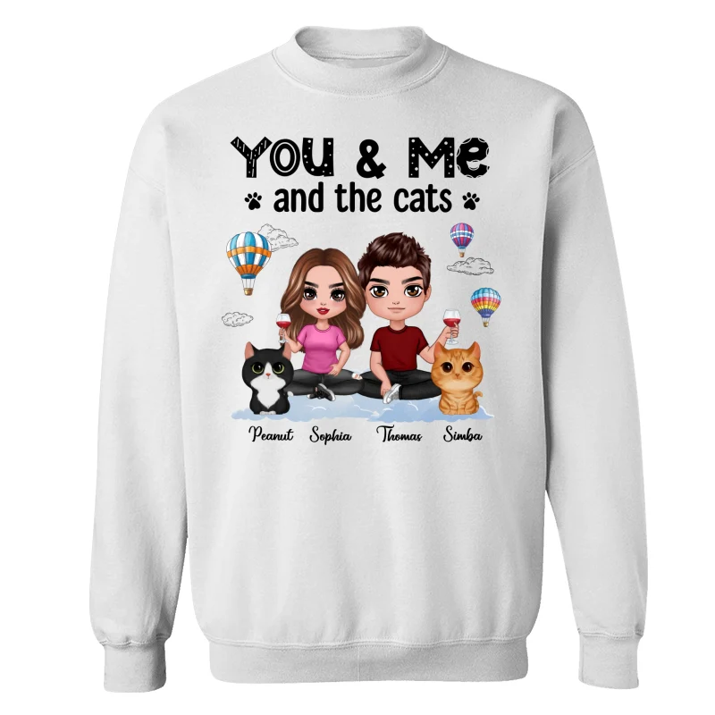 Couple And Cute Fluffy Cats Personalized Shirt - Image 17