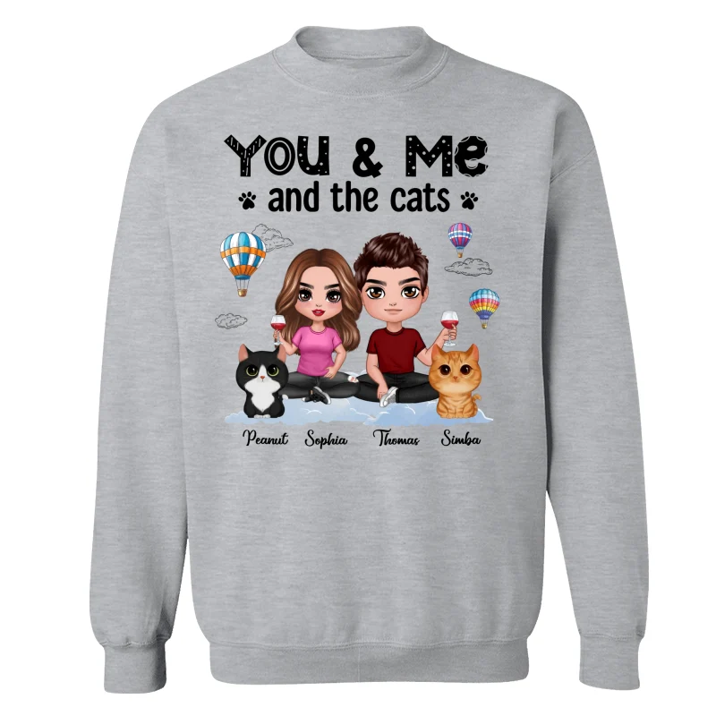 Couple And Cute Fluffy Cats Personalized Shirt - Image 18