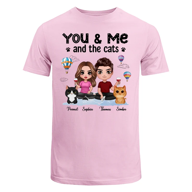 Couple And Cute Fluffy Cats Personalized Shirt - Image 7