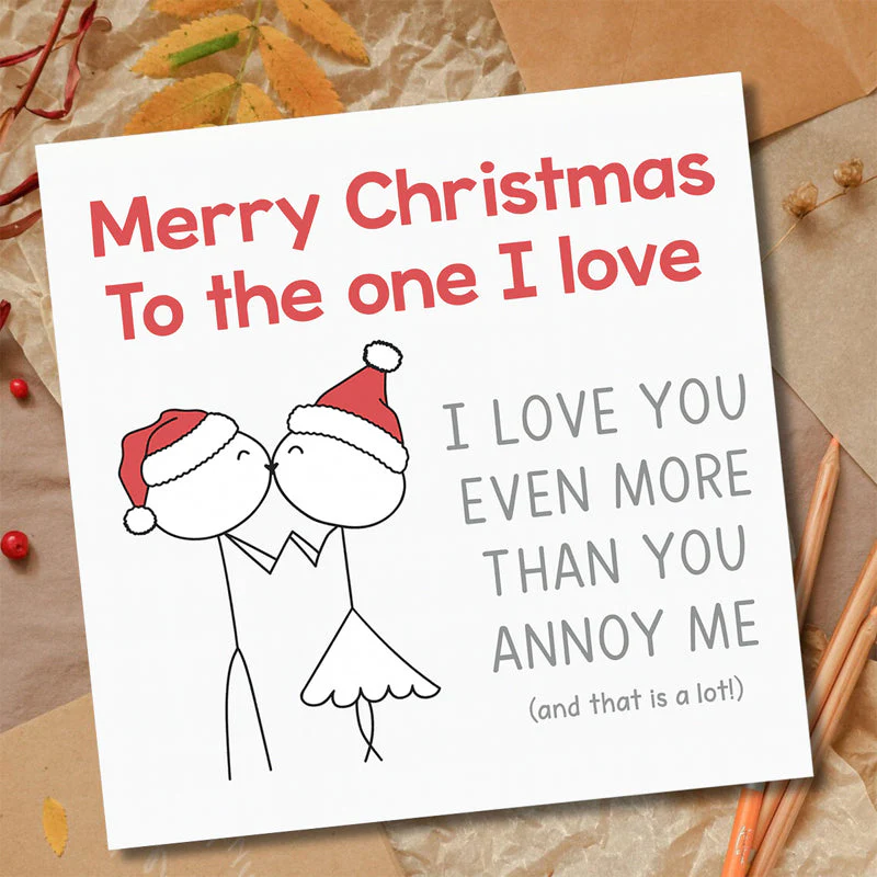 Couple Christmas Greeting Cards - Image 4
