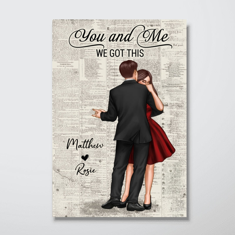 Couple Dancing Vintage Newspaper Anniversary Gift Gift Personalized Poster - Image 8