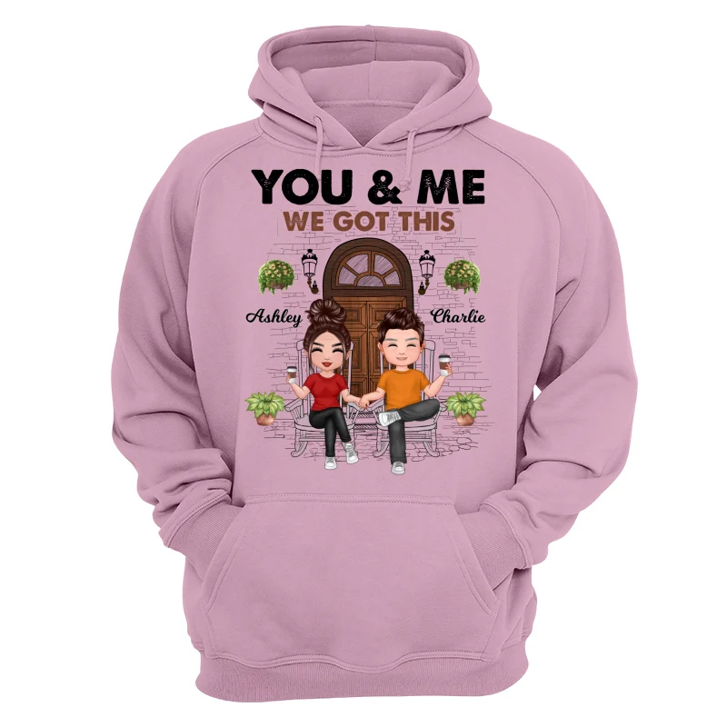 Couple Front Porch Outline Sketch Personalized Shirt - Image 15