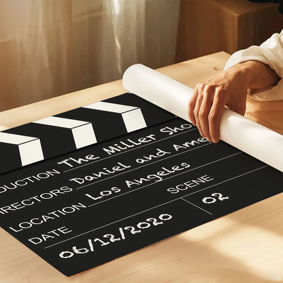 Couple Home Decor Film Clapper Style Personalized Poster - Image 6