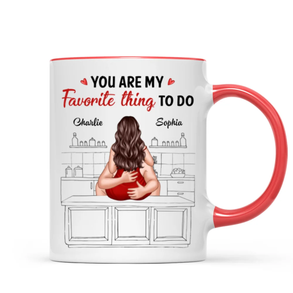 Couple Kiss Adore And Love Butt Funny Gift For Him For Her Personalized Mug - Image 7