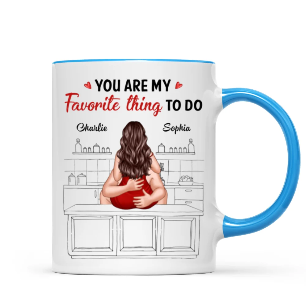 Couple Kiss Adore And Love Butt Funny Gift For Him For Her Personalized Mug - Image 8