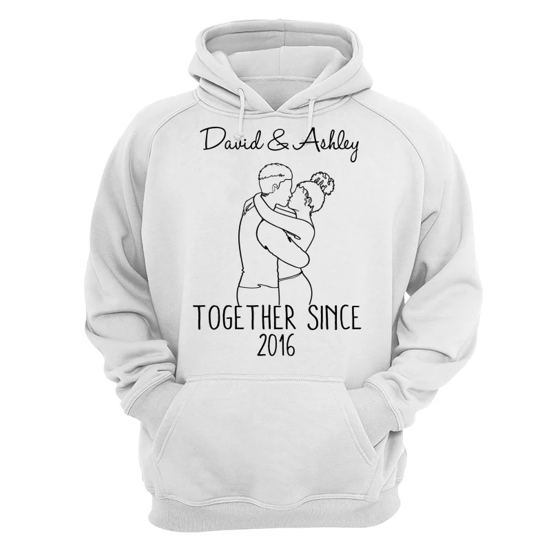 Couple Kissing Outline Valentine‘s Day Gift For Him For Her Personalized Shirt - Image 13