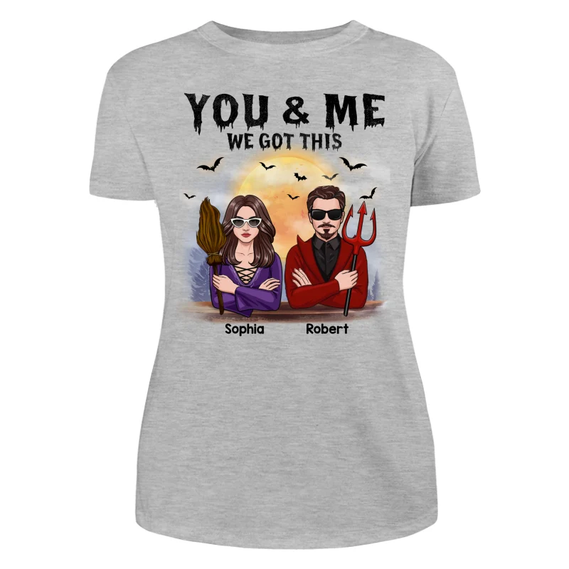 Couple Together Since Halloween Personalized Matching Shirt - Image 10