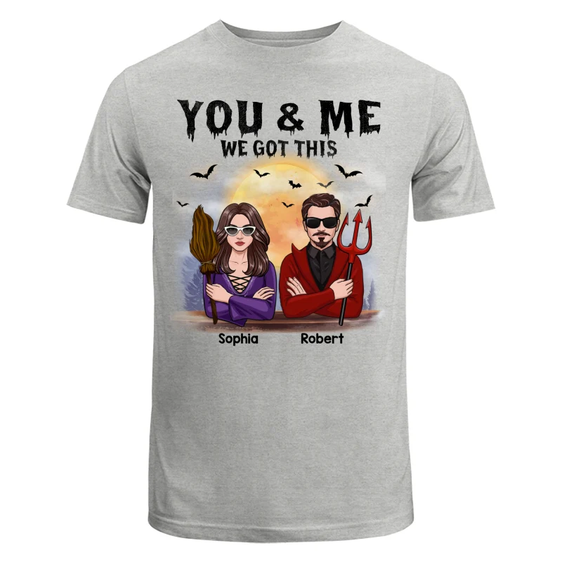 Couple Together Since Halloween Personalized Matching Shirt - Image 6