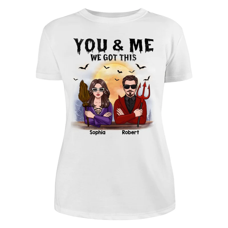 Couple Together Since Halloween Personalized Matching Shirt - Image 9