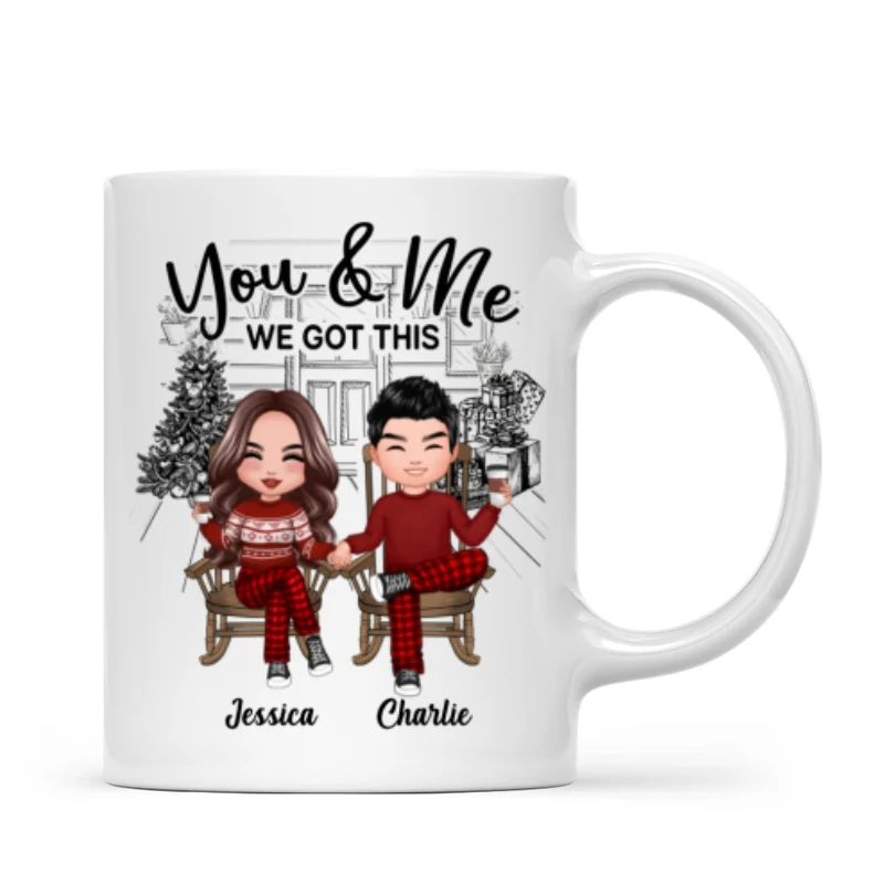 Couple We Got This Personalized Christmas Mug