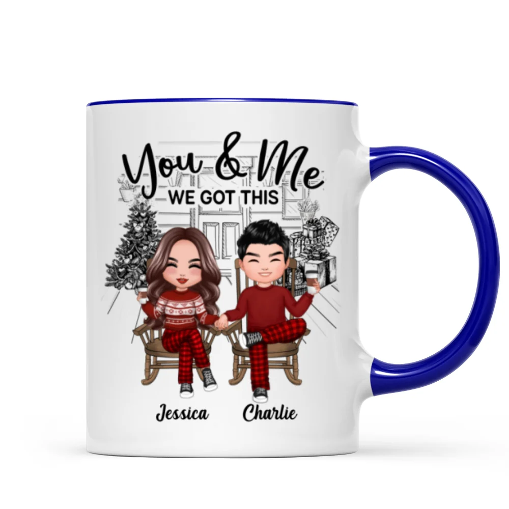 Couple We Got This Personalized Christmas Mug - Image 3