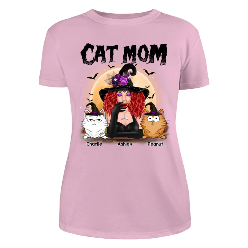 Crazy Cat Witch Funny Cat Expressions Personalized Shirt - Image 11